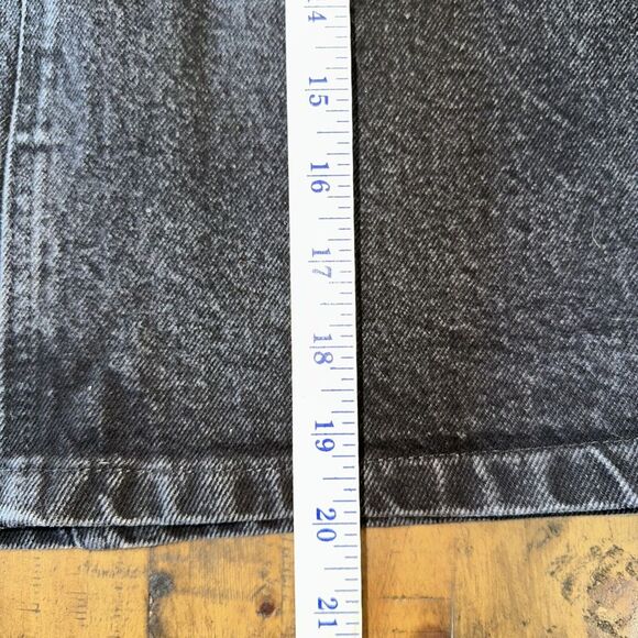 Vintage Lee Rider Silver‎ Tag/leather Patch, Black Skirt,made In USA. (SO26) - Picture 6 of 9